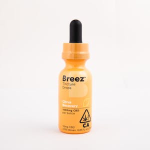 BREEZ - Breez - Citrus Recovery Drops - 1000mg CBD