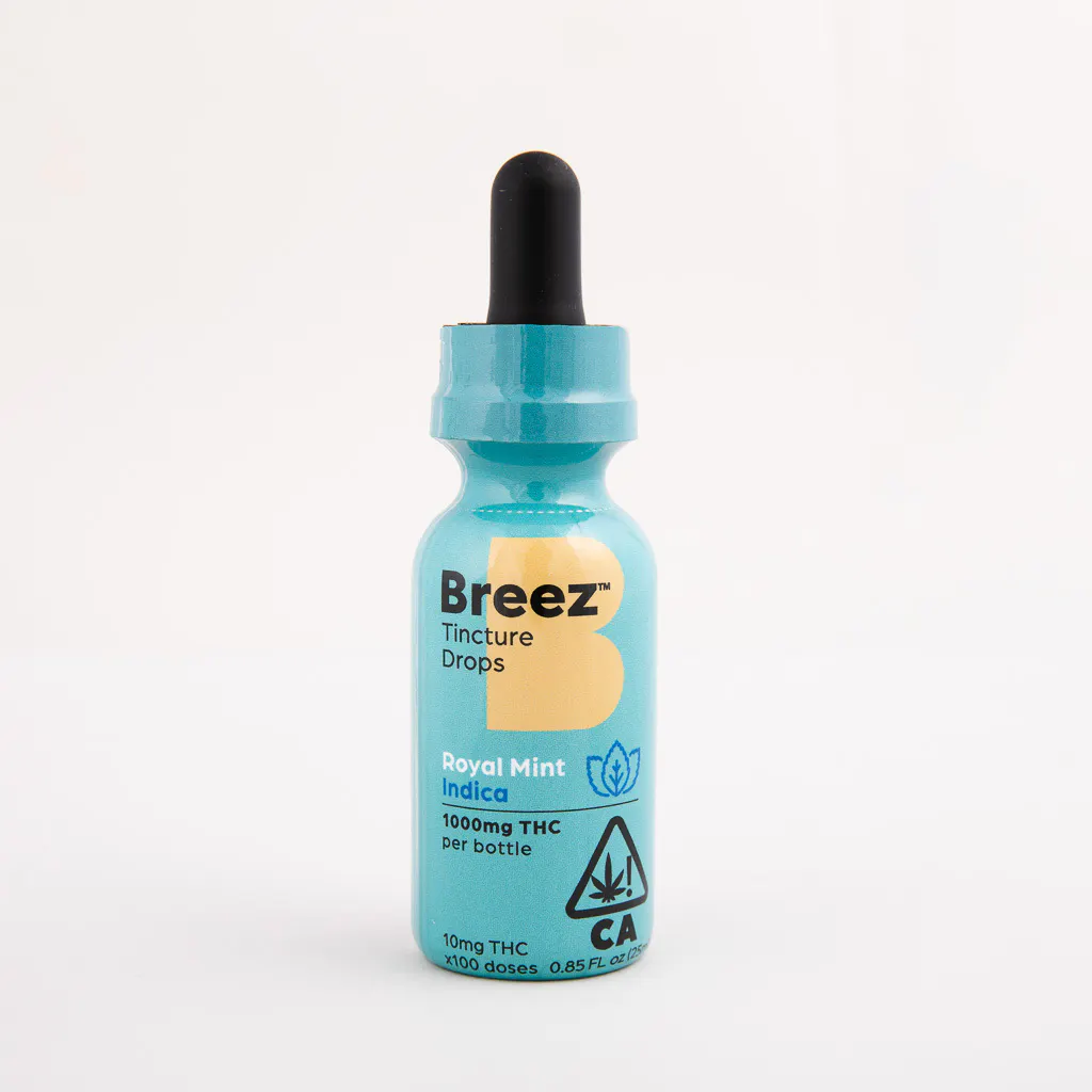 Breez - Breez Royal Mint Indica Tincture Drops (Large) 1000mg Main Image