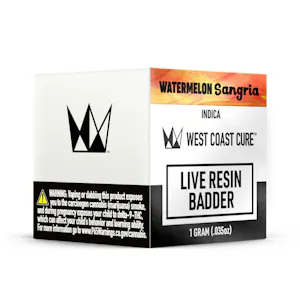 West Coast Cure - West Coast Cure - Watermelon Sangria - 1g Live Resin Badder