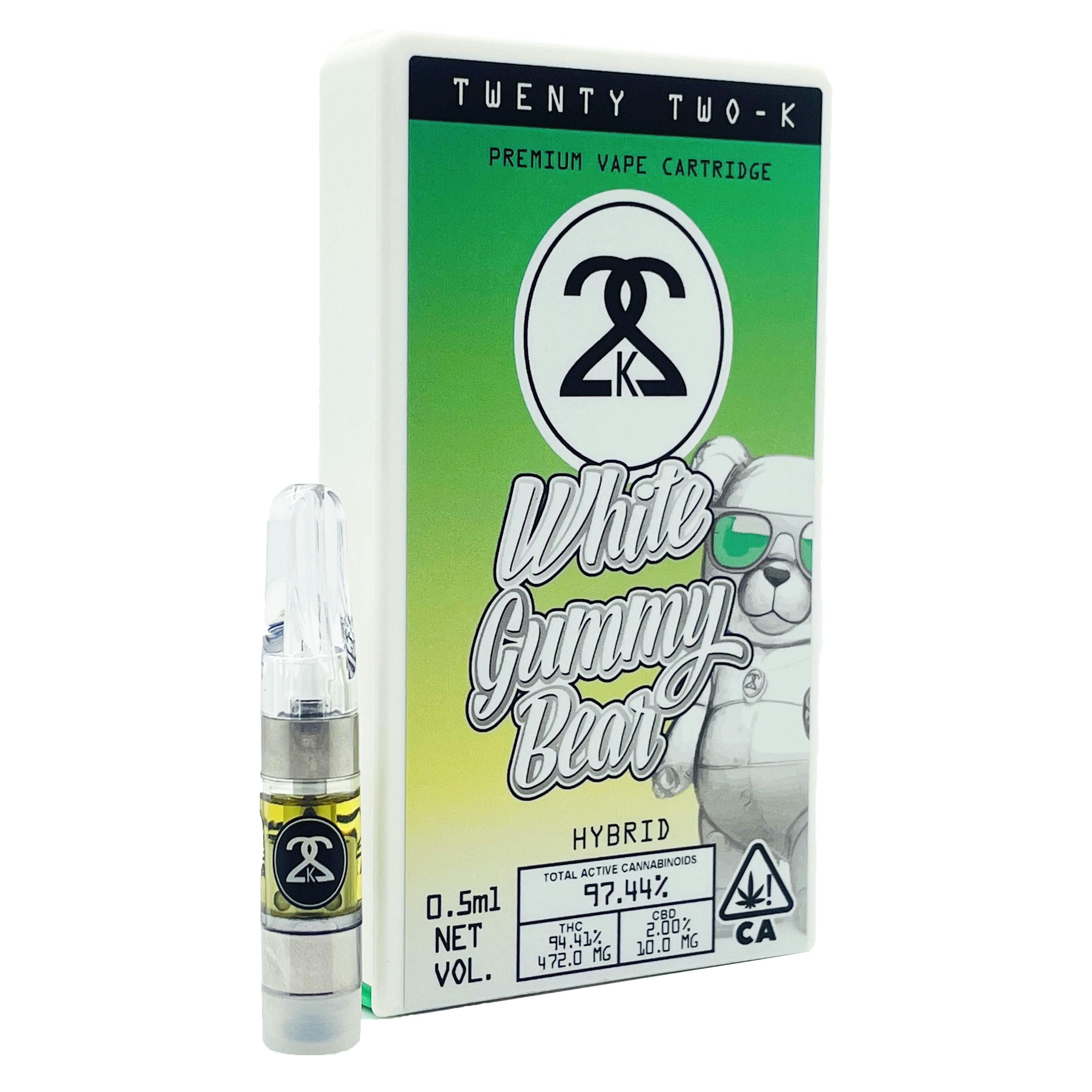 22K - White Gummy Bear - 0.5ml Cartridge - Twenty Two K / 22k