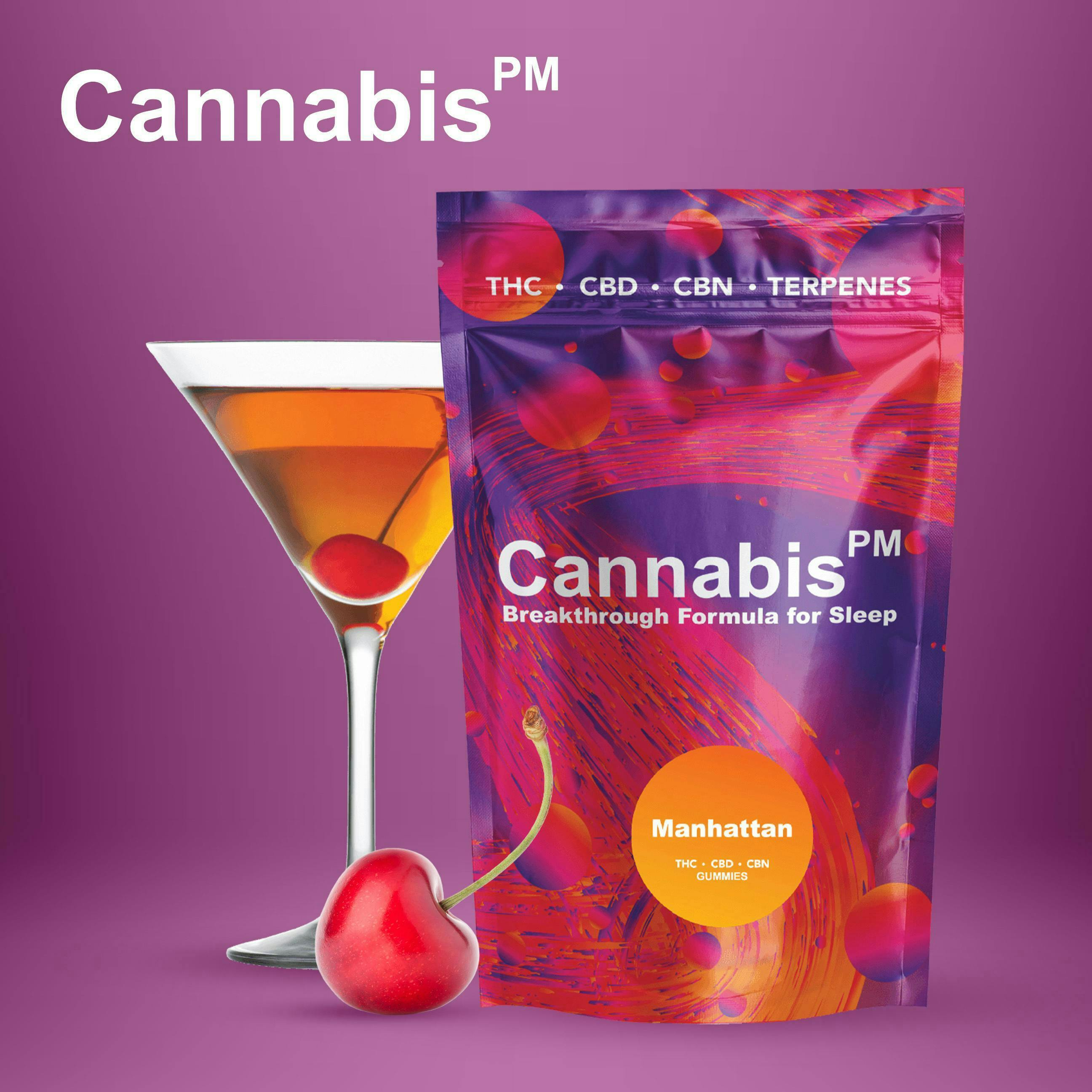 CannabisPM | Manhattan 1:1:1 Gummies | 50mg THC:CBD:CBN | 10ct | 5mg/ea -  Cannabis PM Sleep