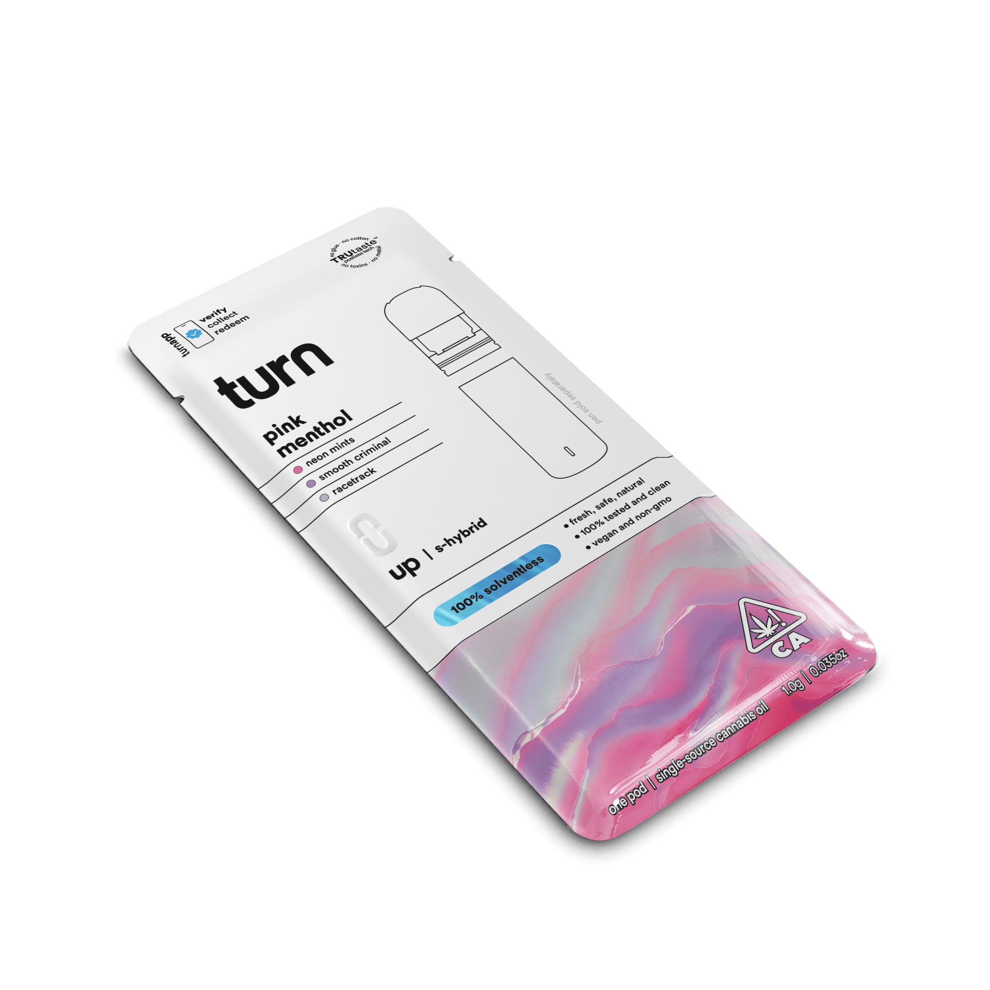 turn | Pink Menthol | Live Rosin Pod | 0.5g - turn turn | Pink Menthol | Live Rosin Pod | 0.5g - turn
