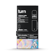 Turn - rainbow brite (indica) / 100% solventless (live rosin) / .5g pod