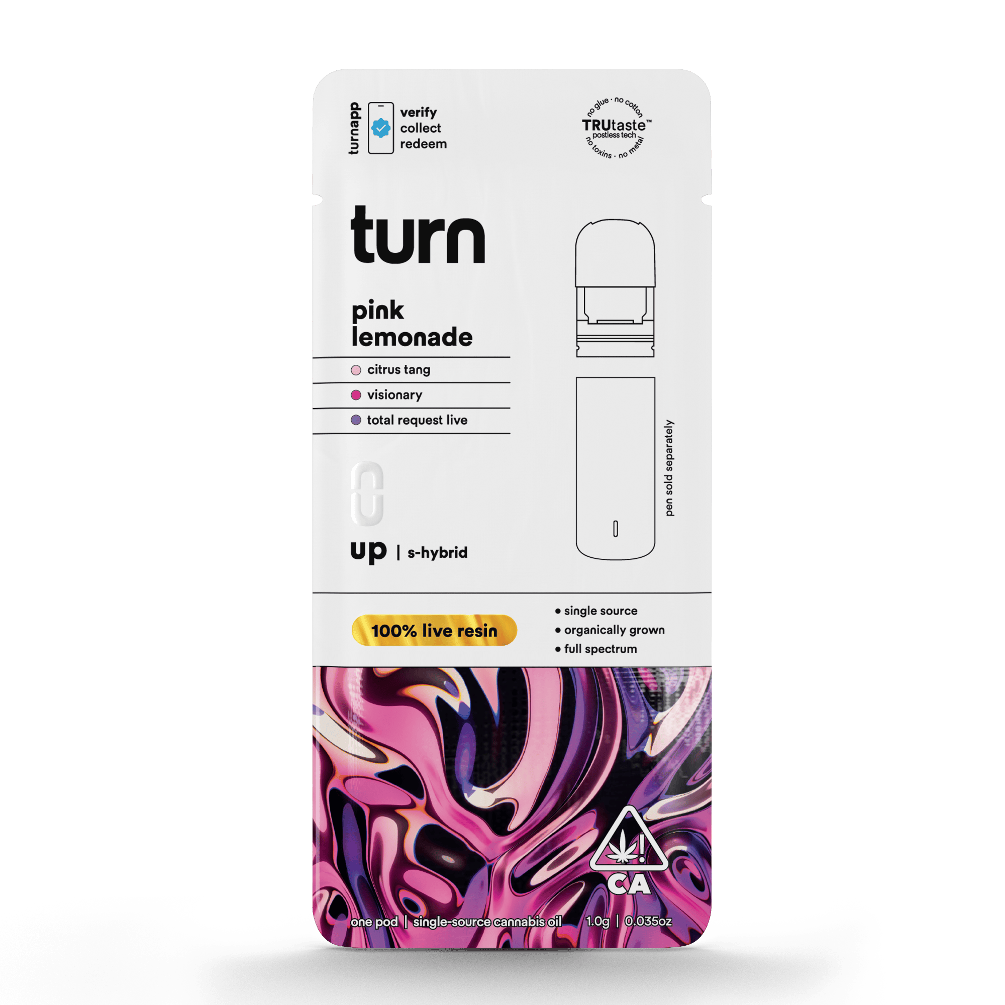 turn | Pink Lemonade | Live Resin Pod | 1g - turn