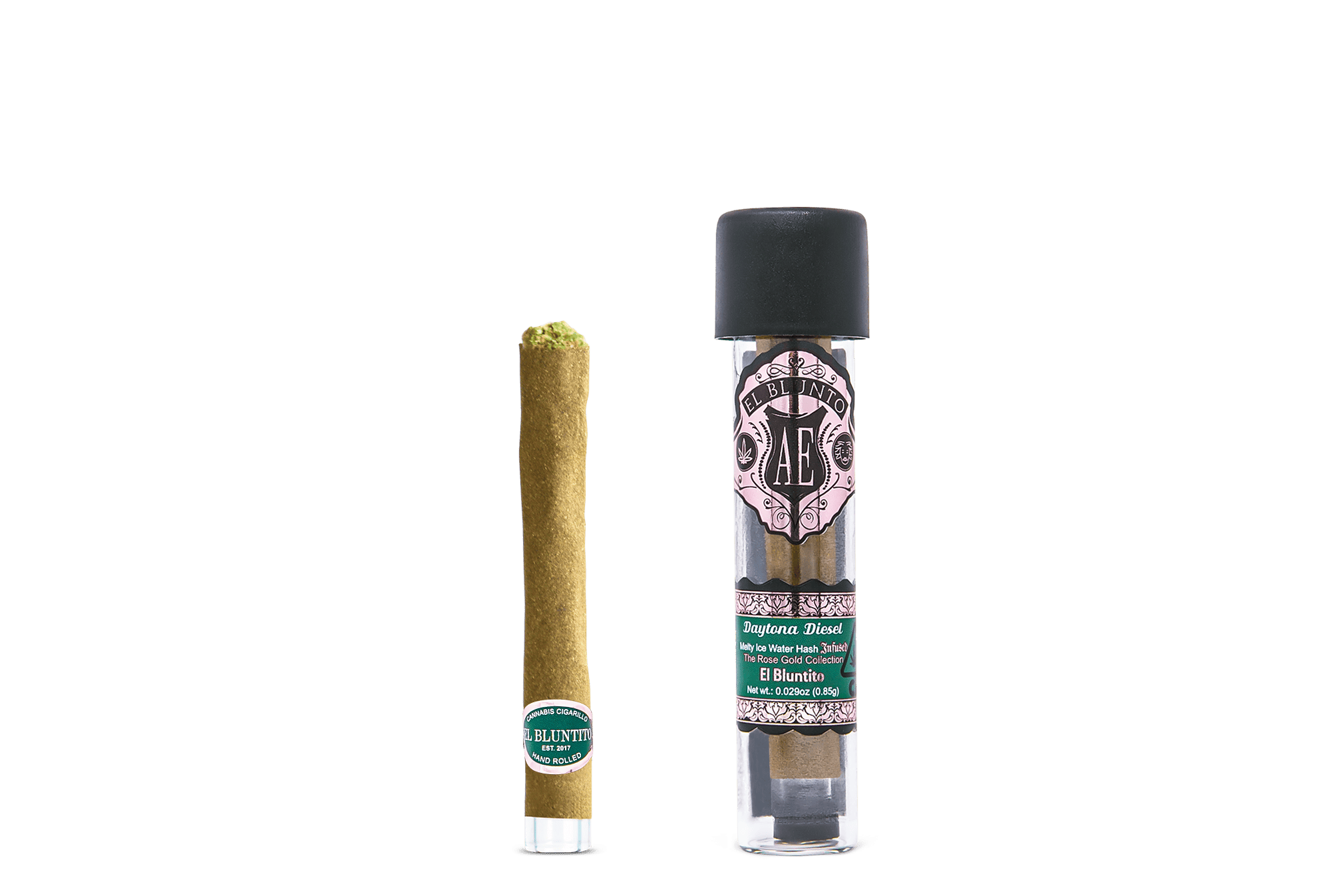 El Bluntito - Daytona Diesel - .85G Cigarillo - Hash Infused [Mini Blunt]