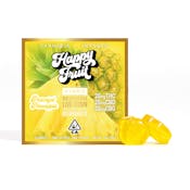 Peaceful Pineapple Rosin Gummies (2-Pack) - 20mg THC + 20mg CBD + 20mg CBG