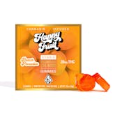 Happy Fruit | Peach Paradise Rosin Gummies | (2-Pack) - 20mg THC