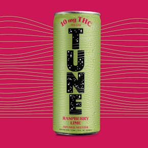 Raspberry Lime Infused Seltzer