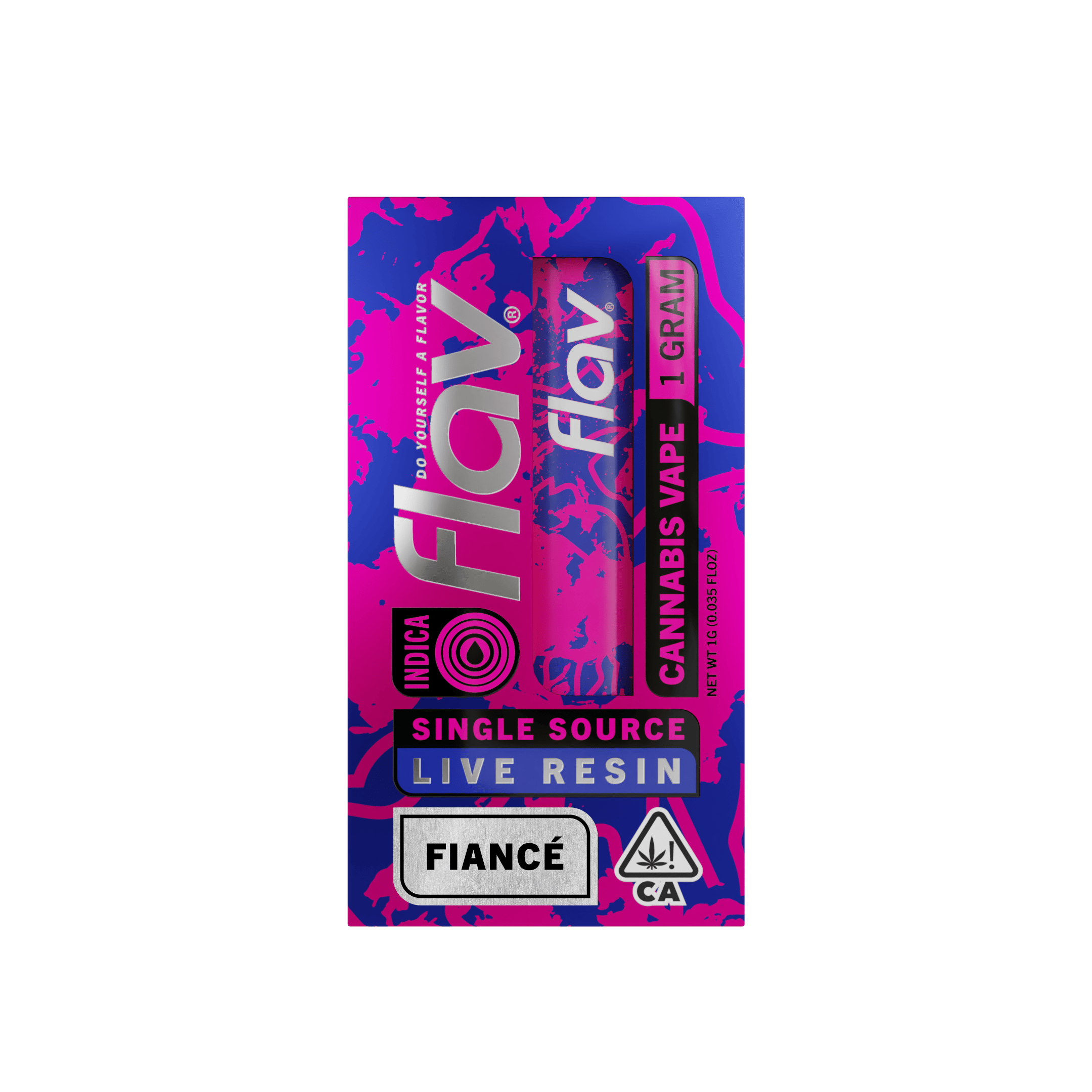 Vape - Disposable - 1.0g - Live Resin - Fiance - Indica - Flav