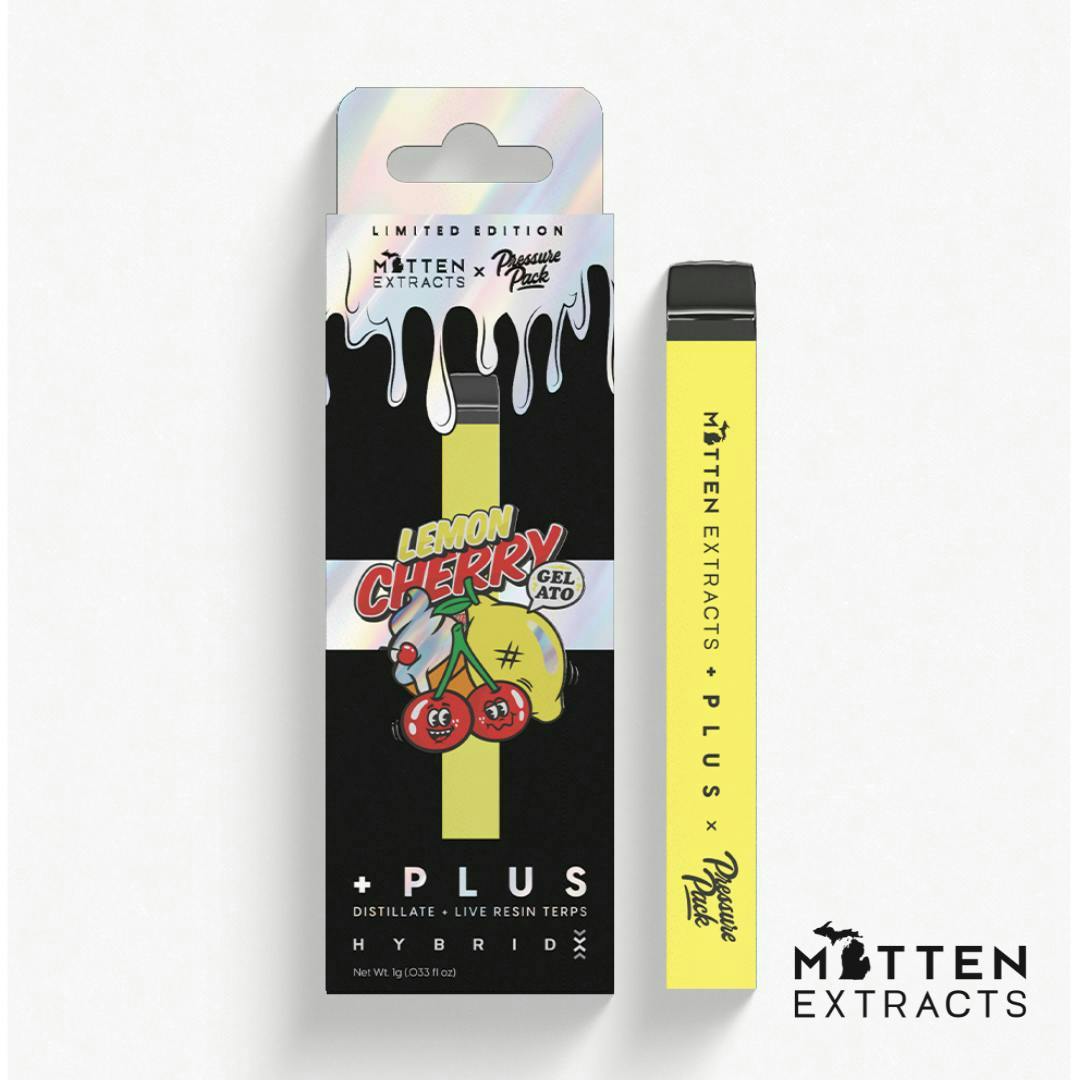 Mitten Extracts x Pressure Pack | Lemon Cherry Gelato | Disposable