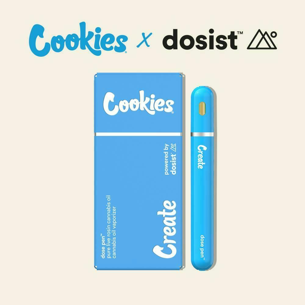 CRDP×DGNリキッド 1ml Cookies Cookies x Dosist | Create | Live Rosin Disposable | 0.25g - Cookies