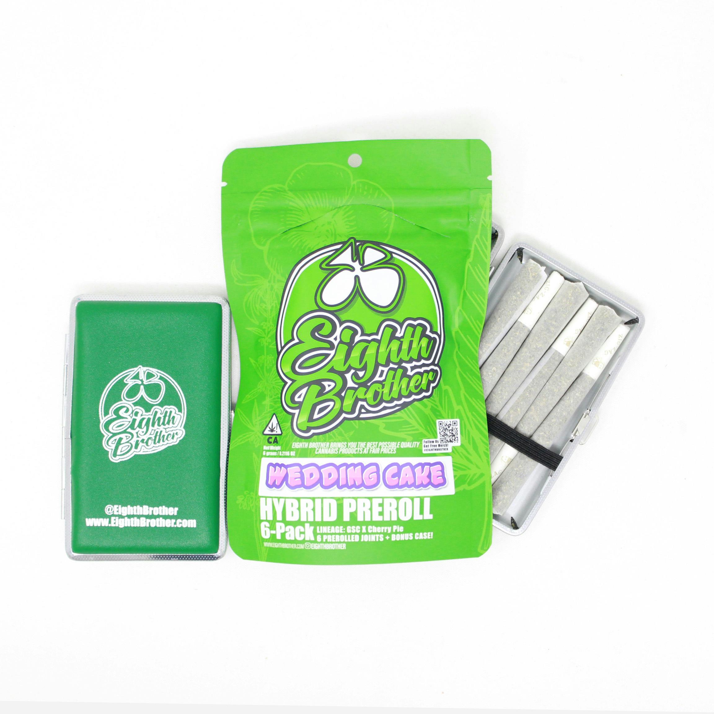 Eighth Brother | Wedding Cake | Joints | 1g | 6pk - Eighth Brother