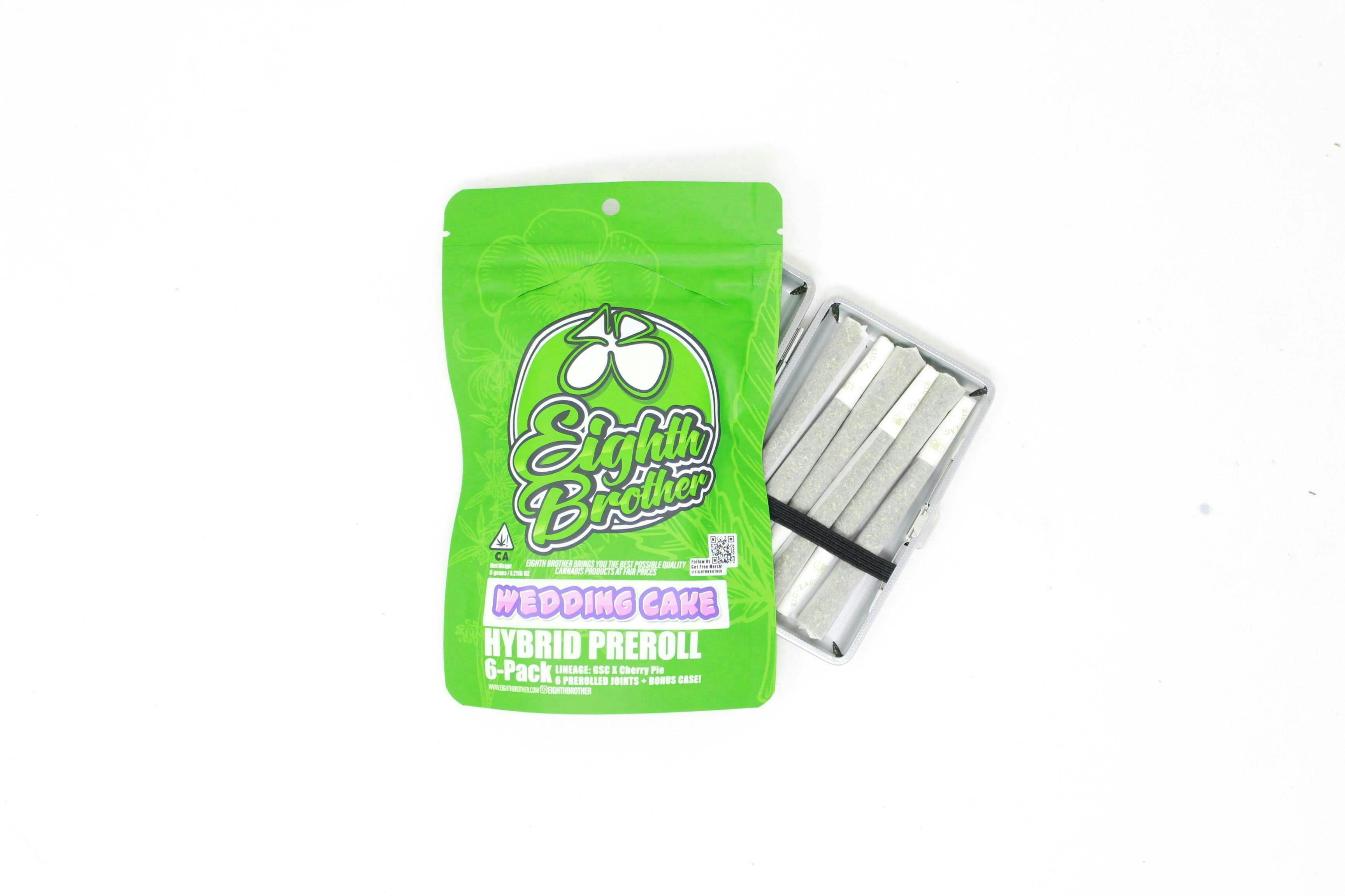 Eighth Brother | Wedding Cake | Joints | 1g | 6pk - Eighth Brother