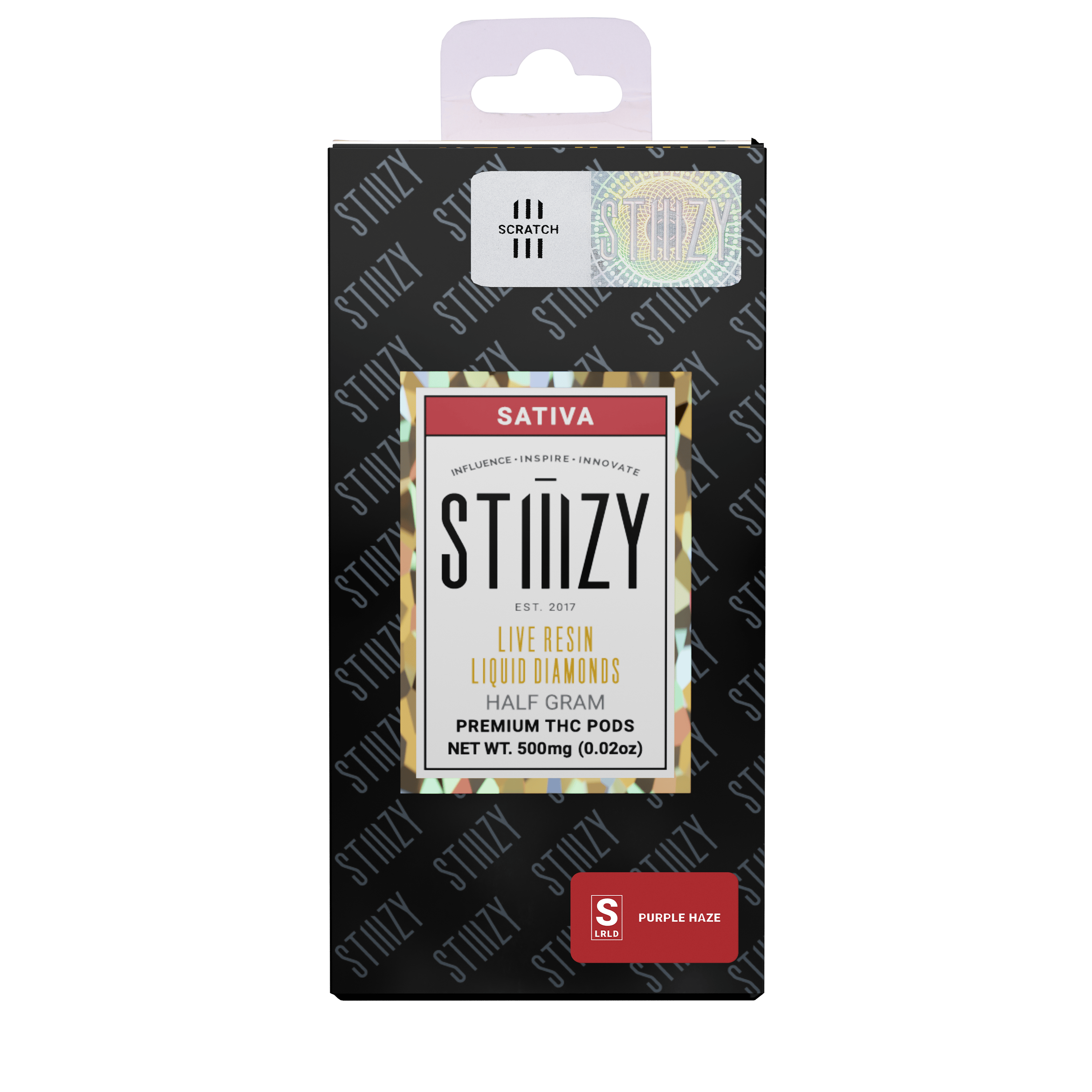 Vape Cartridge - PURPLE HAZE .5G Live Resin Liquid Diamonds Pod - STIIIZY -  STIIIZY