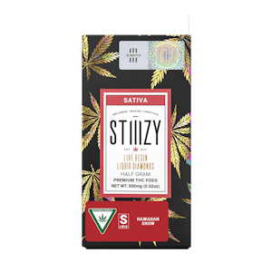 STIIIZY - Hawaiian Snow | .5g Pod | Live Resin & Liquid Diamonds