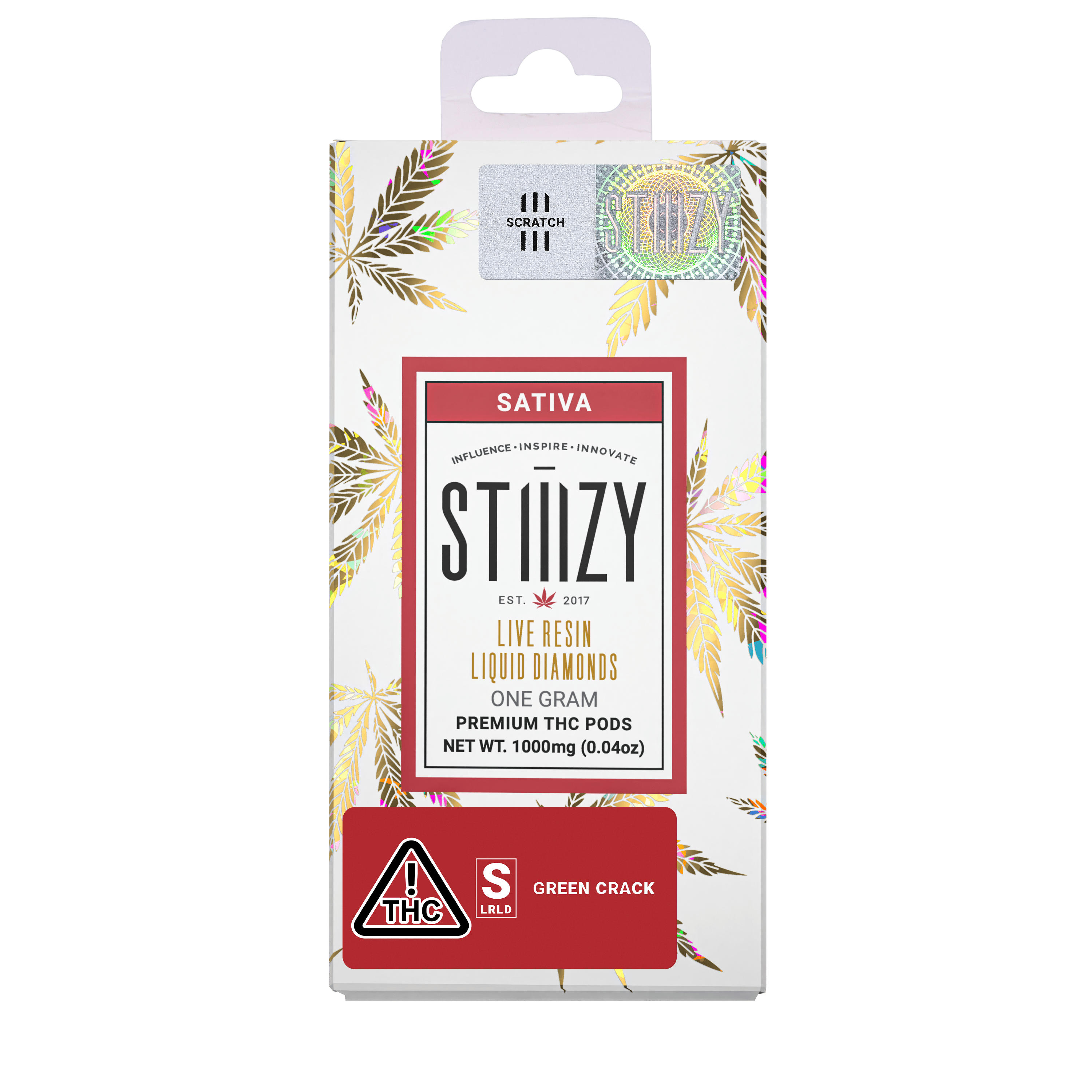 Vape Cartridge - GREEN CRACK 1G Live Resin Liquid Diamonds Pod