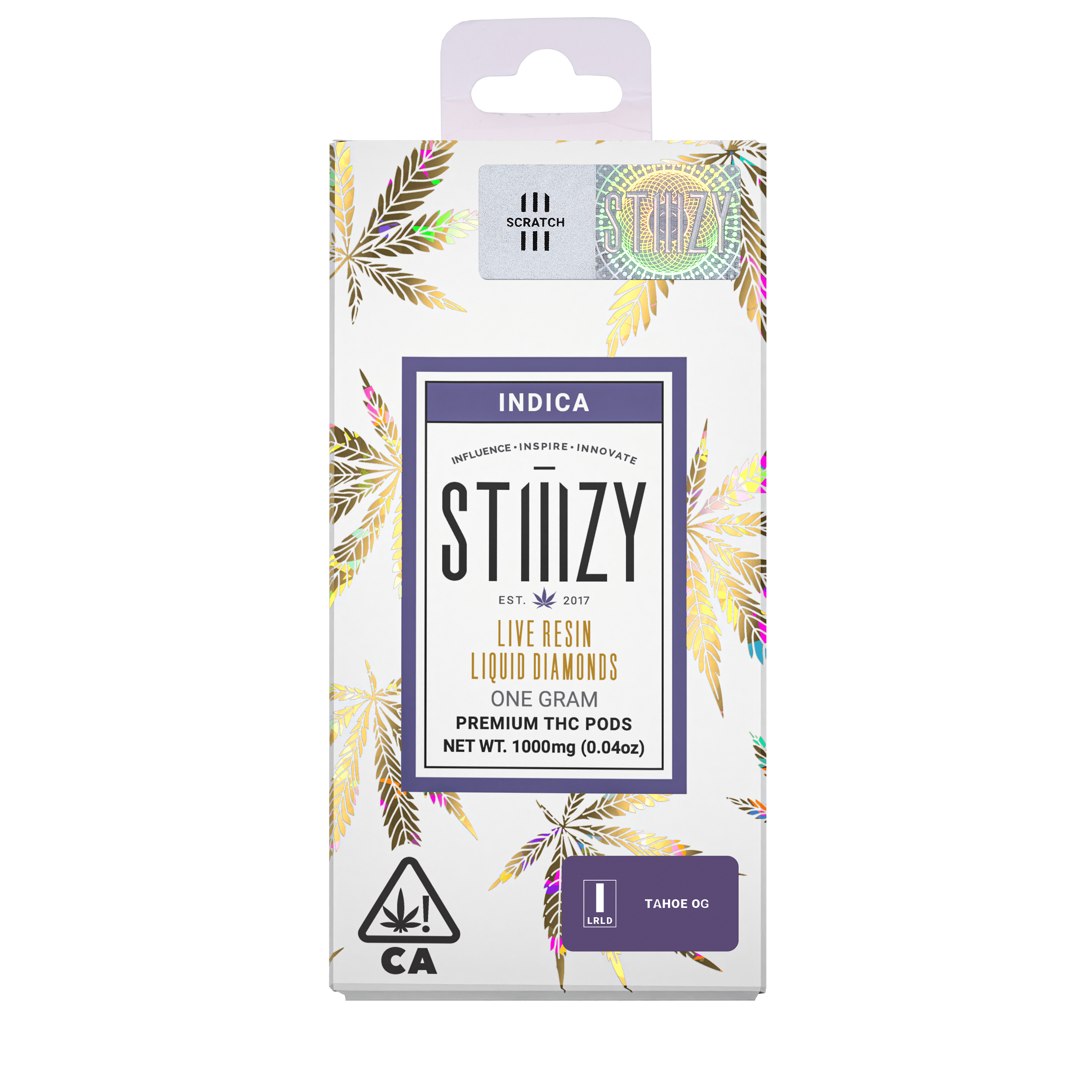 Vape Cartridge - TAHOE OG 1G Live Resin Liquid Diamonds Pod - STIIIZY - STIIIZY Vape Cartridge - TAHOE OG 1G Live Resin Liquid Diamonds Pod - STIIIZY - STIIIZY
