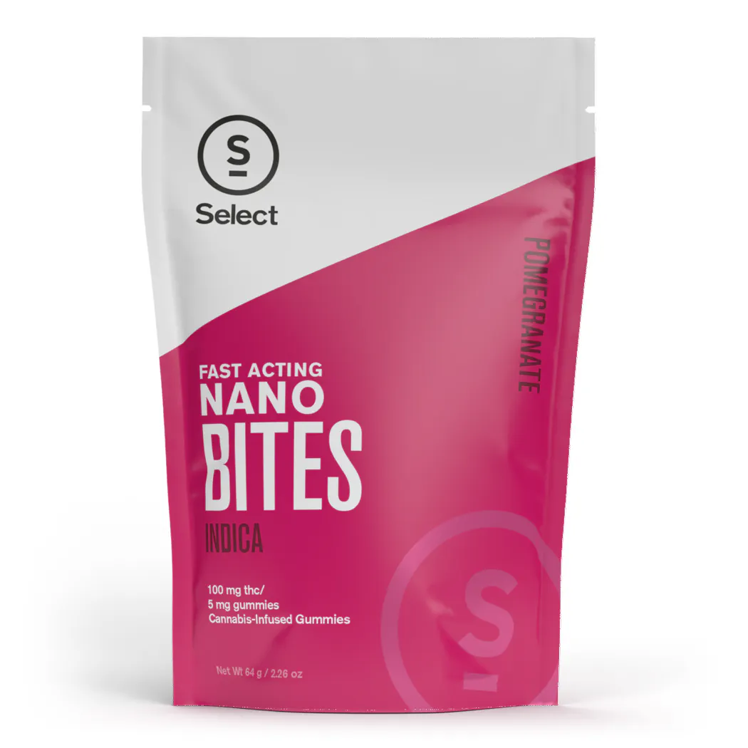 Select - Select Pomegranate Nano Bites 20pk (100mg) | Indica Main Image