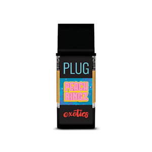 PLUGPLAY - PLUGplay Exotics 1g Peach Ringz Vape Cartridge