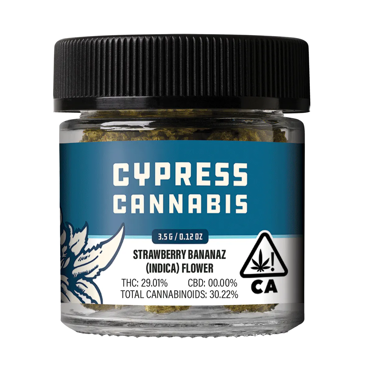 Cypress Cannabis - Cypress Cannabis Strawberry Bananaz 3.5g Flower Main Image