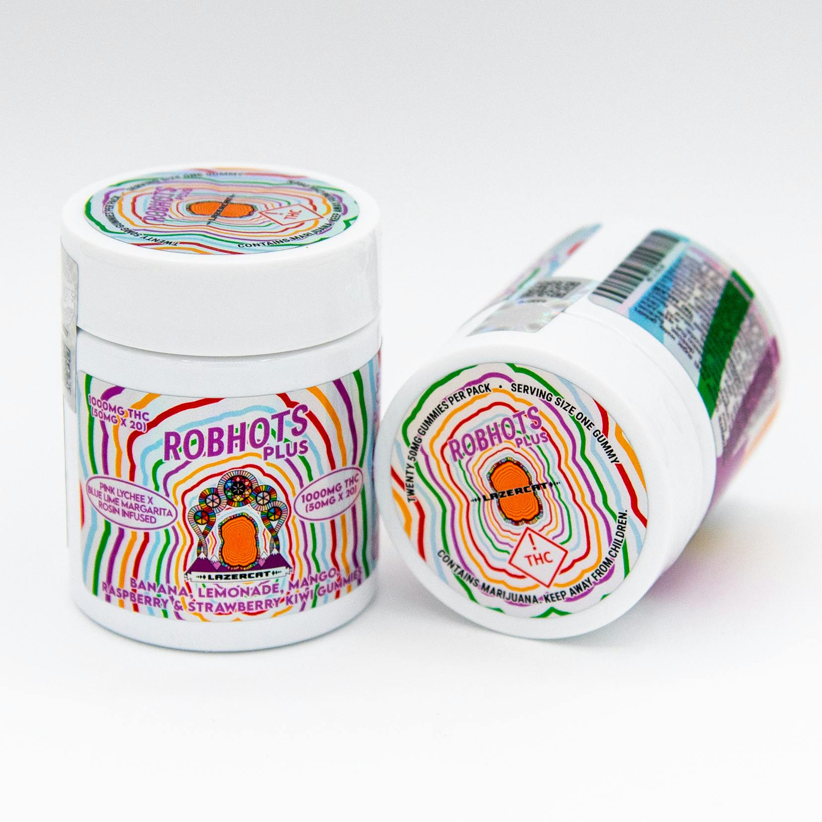 Lazercat Rosin Multipack 1000mg - Pink Lychee x Blue Lime Margy