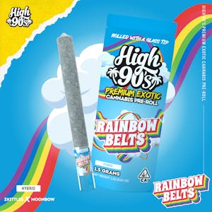 HIGH 90'S - High 90s - Rainbow Belts 24% 1.5g High Roller Pre-Roll