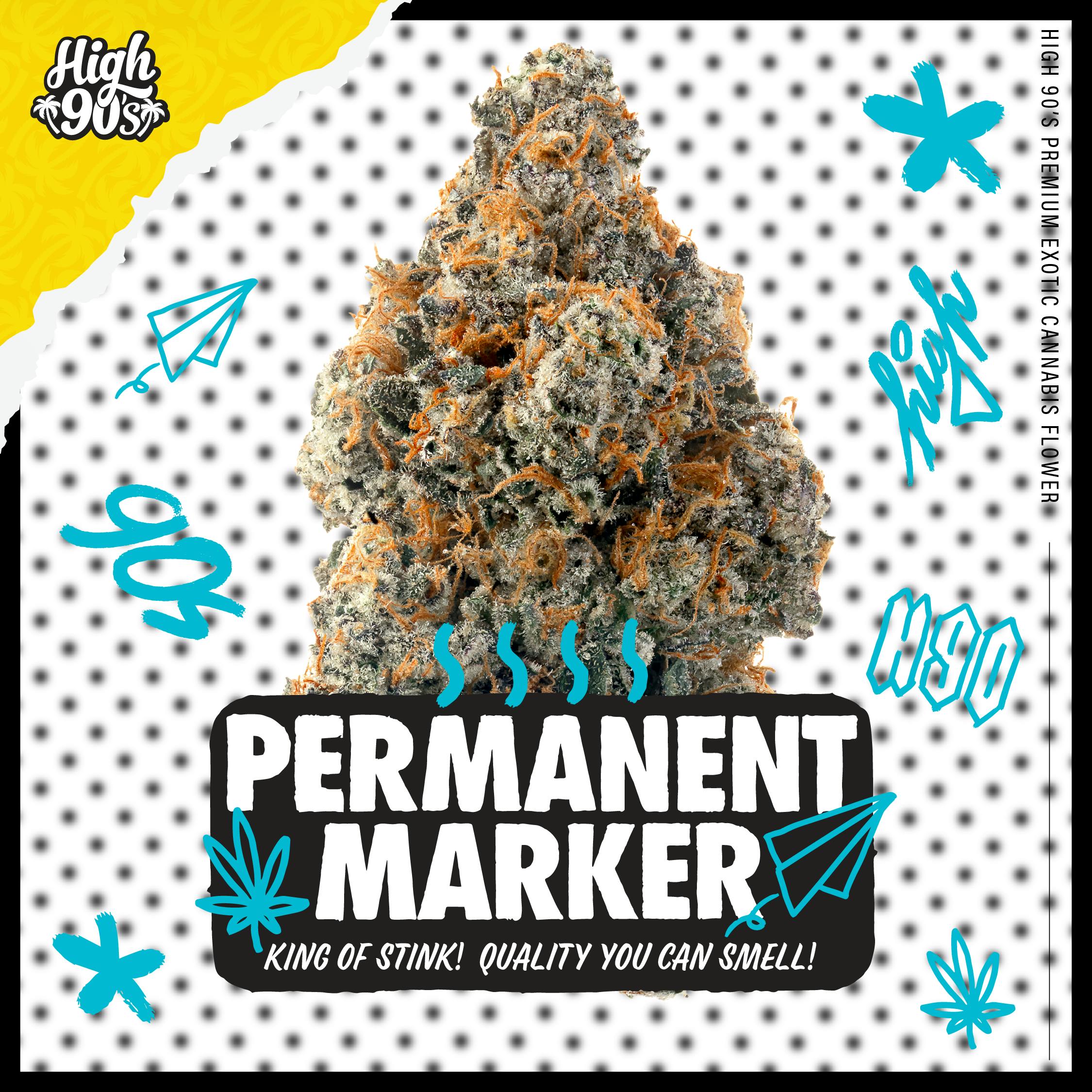 High 90s : Permanent Marker 3.5g Flower - HIGH 90s