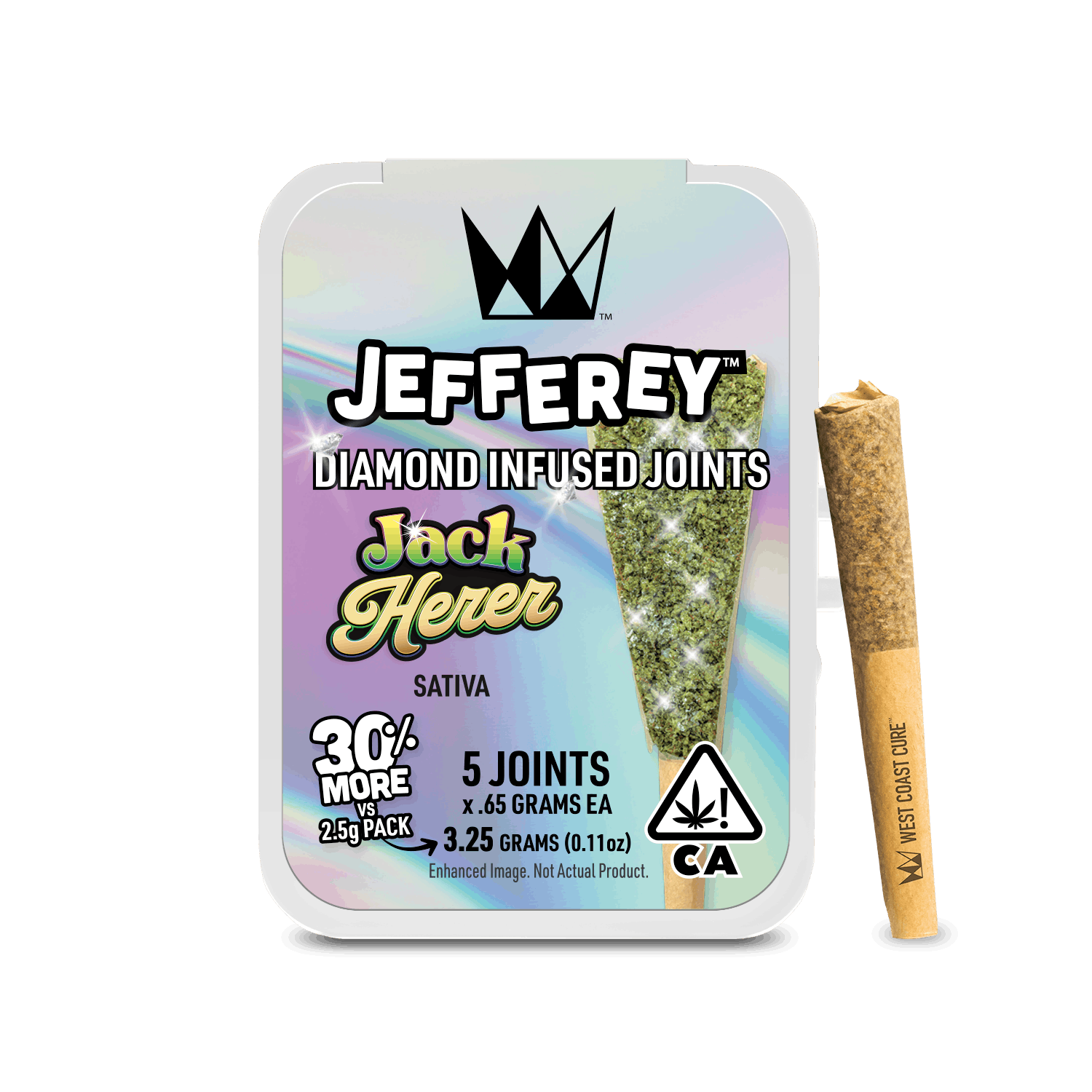 Jack Herer - Jefferey Infused Joint .65g 5 Pack - West Coast Cure