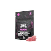 Raspberry Cough (S) | Escape 100mg 1:1 THC:CBC Gummies | Heavy Hitters