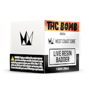 WCC - Concentrate - THC Bomb - Live Resin Badder - 1G