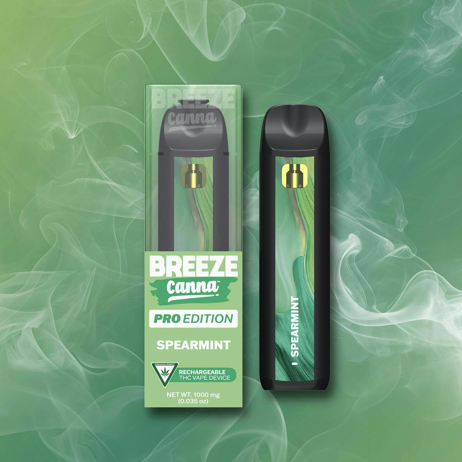 BREEZE Canna | Spearmint | Synergy PRO Disposable | 1g