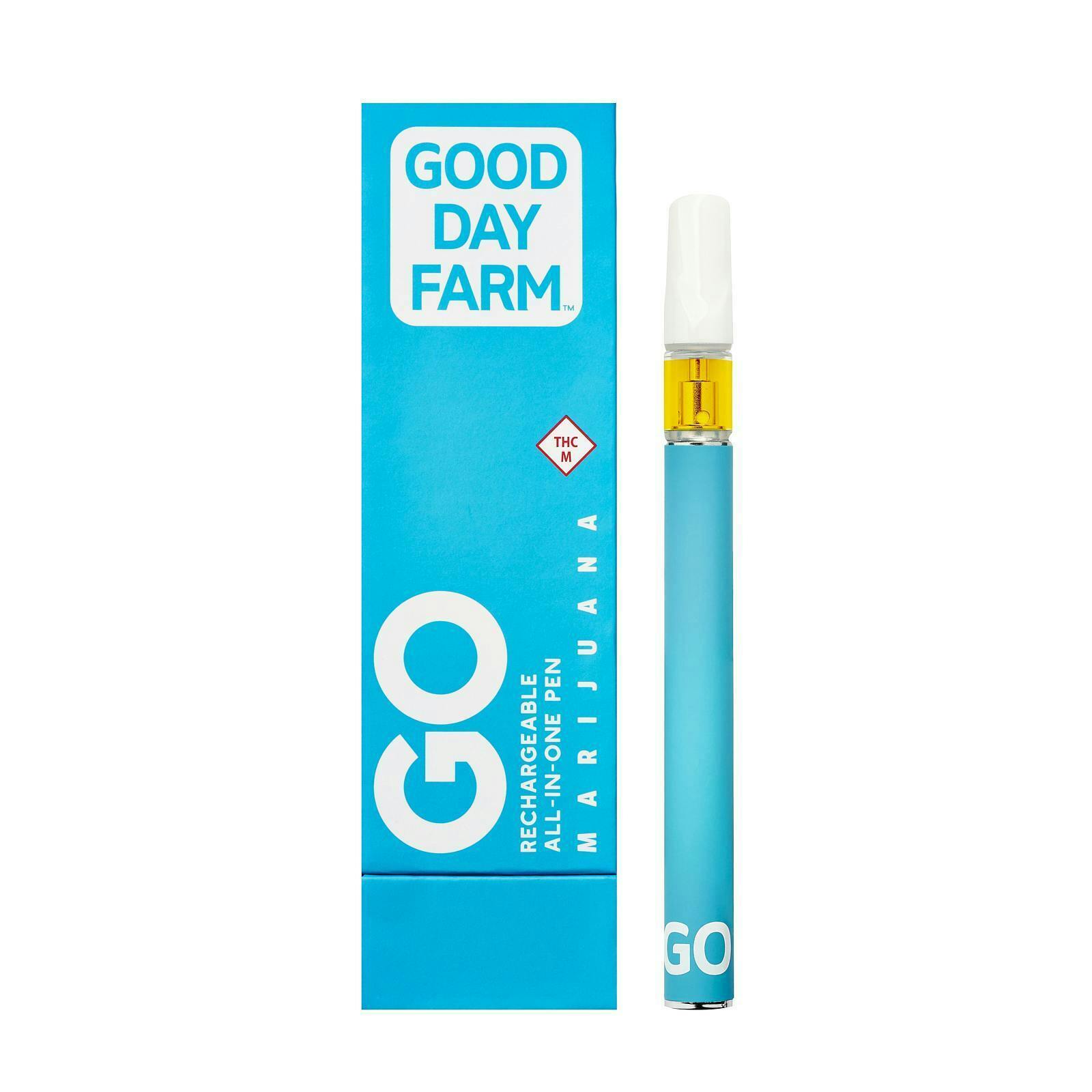 GDF: GO Pen Vape | Blue Raspberry Smash | All-in-One | 0.3g - GOOD DAY FARM