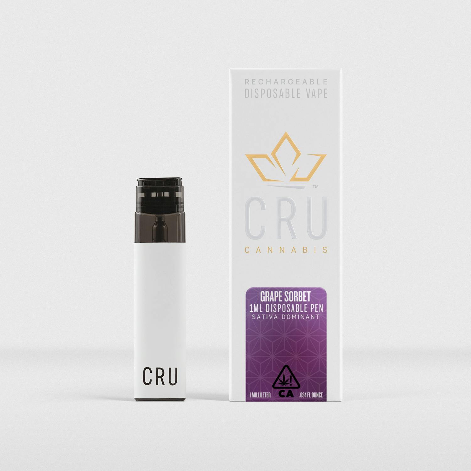 Grape Sorbet (1ml Disposable Pen) - CRU Cannabis