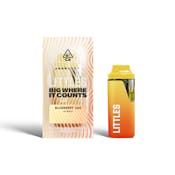 LITTLES Blueberry Jam 1ml Rechargeable Disposable Vape