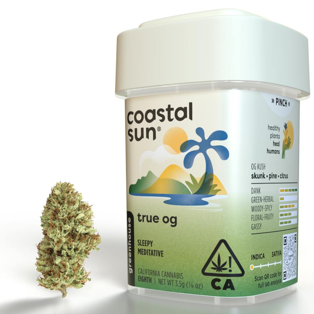 【ぶりぶり君 BUDS】3g CRDH 300mg OGKUSH ＋ Goofiez Strain Indica Popcorn Flower by High Supply | Sunnyside
