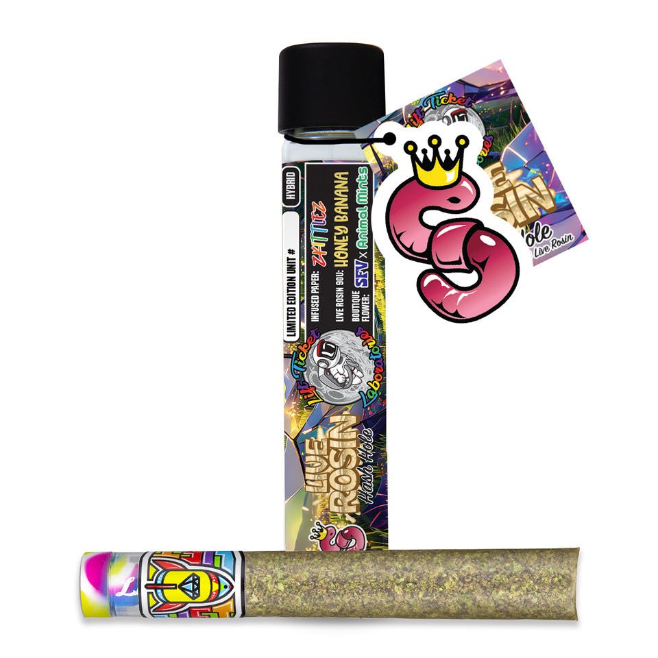 SFV x Animal Mints x Honey Banana x Zkittlez - 1.75g Live Rosin