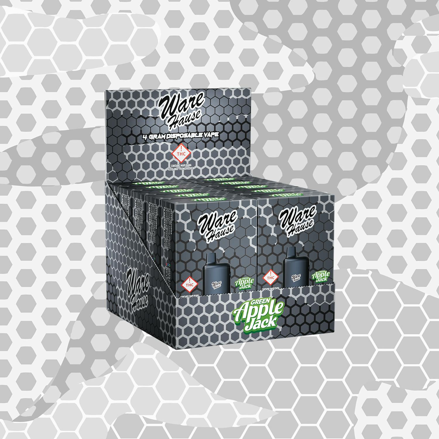WARE HAUSE 4 Gram Disposable - GREEN APPLE JACK - Ware Hause