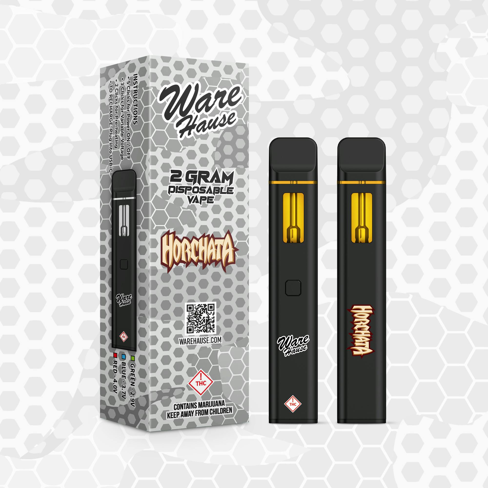 WARE HAUSE 2 Gram Disposable - HORCHATA
