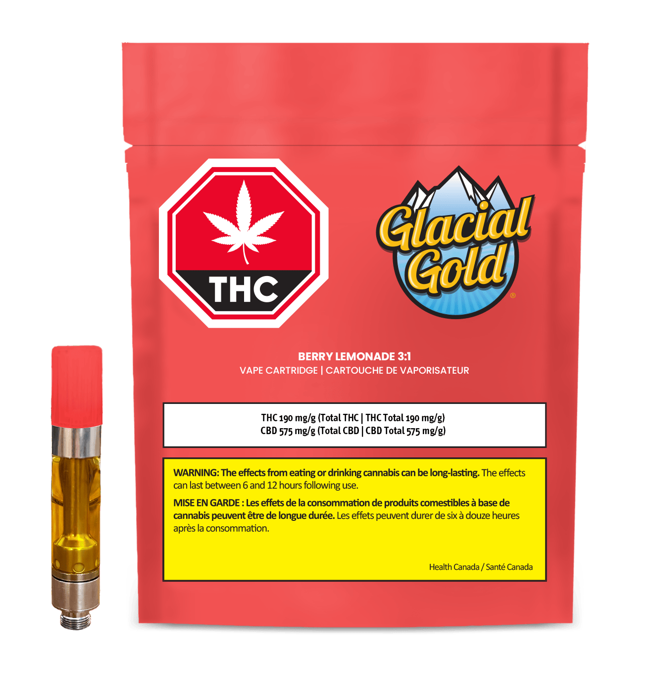 CBD 3:1 Berry Lemonade Vape | 1G