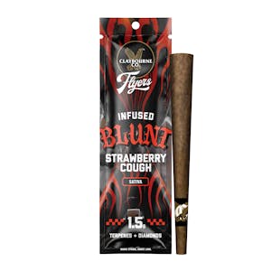 CLAYBOURNE CO. - 1.5g Strawberry Cough - Claybourne Flyers Infused Blunt