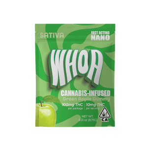 Whoa - Green Apple | 100mg | Gummy | WHOA