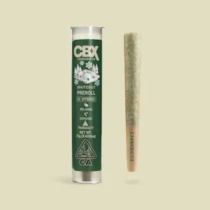 Cannabiotix - CBX - White Out - 0.75g Pre-Roll