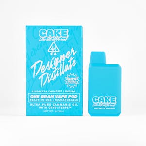 CAKE she hits different - 1.25g Space Cake - Designer Distillate Disposable - Cake