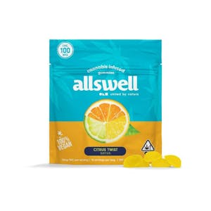 ALLSWELL - Citrus Twist Gummies [100mg] (Allswell)