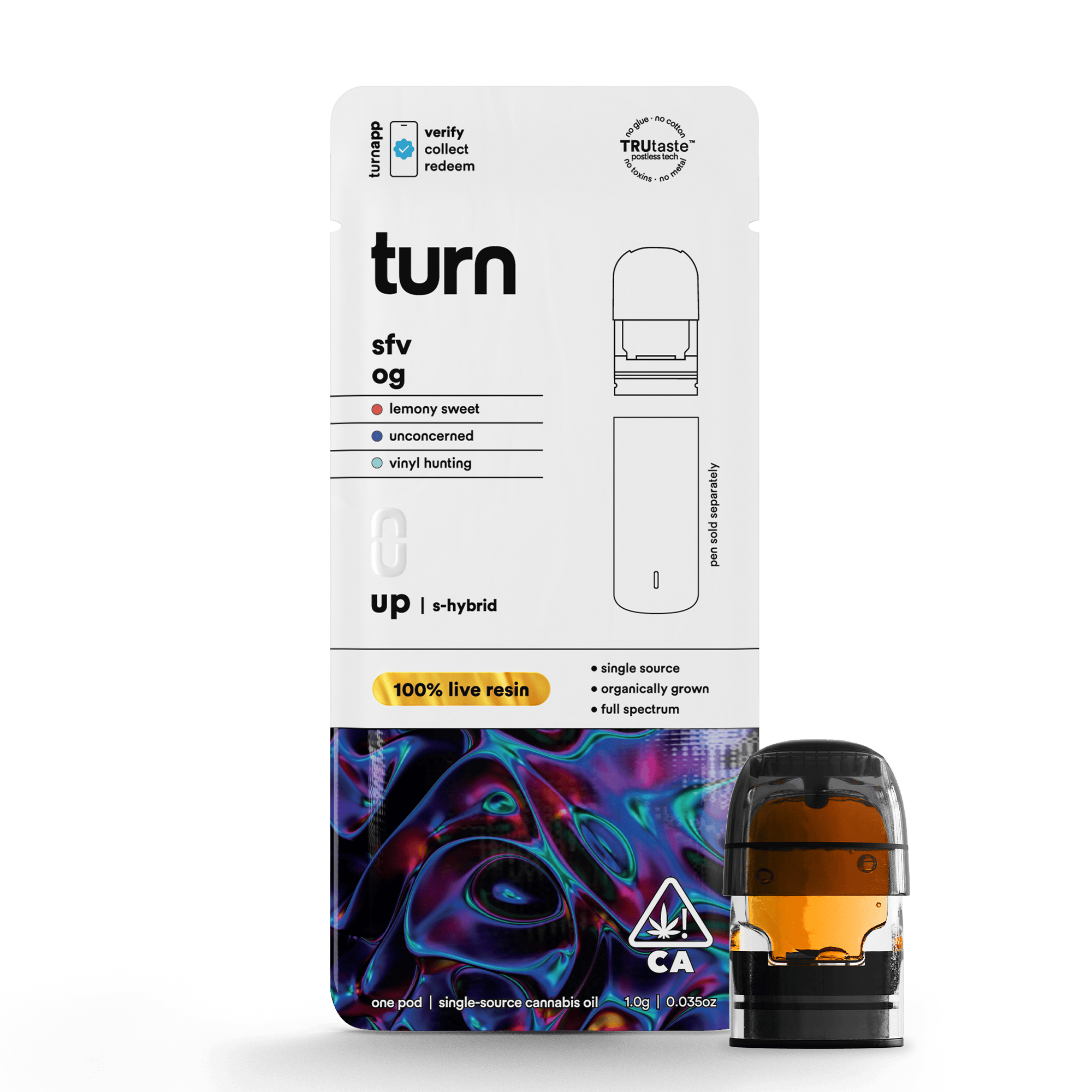 PSY-ON ORIGINAL SOFVI “WHOLE burn freely JIMI HENDRIX™ '69 PSYCH SERIES VOODOO FIRE PICK HEAVY - 6 PACK