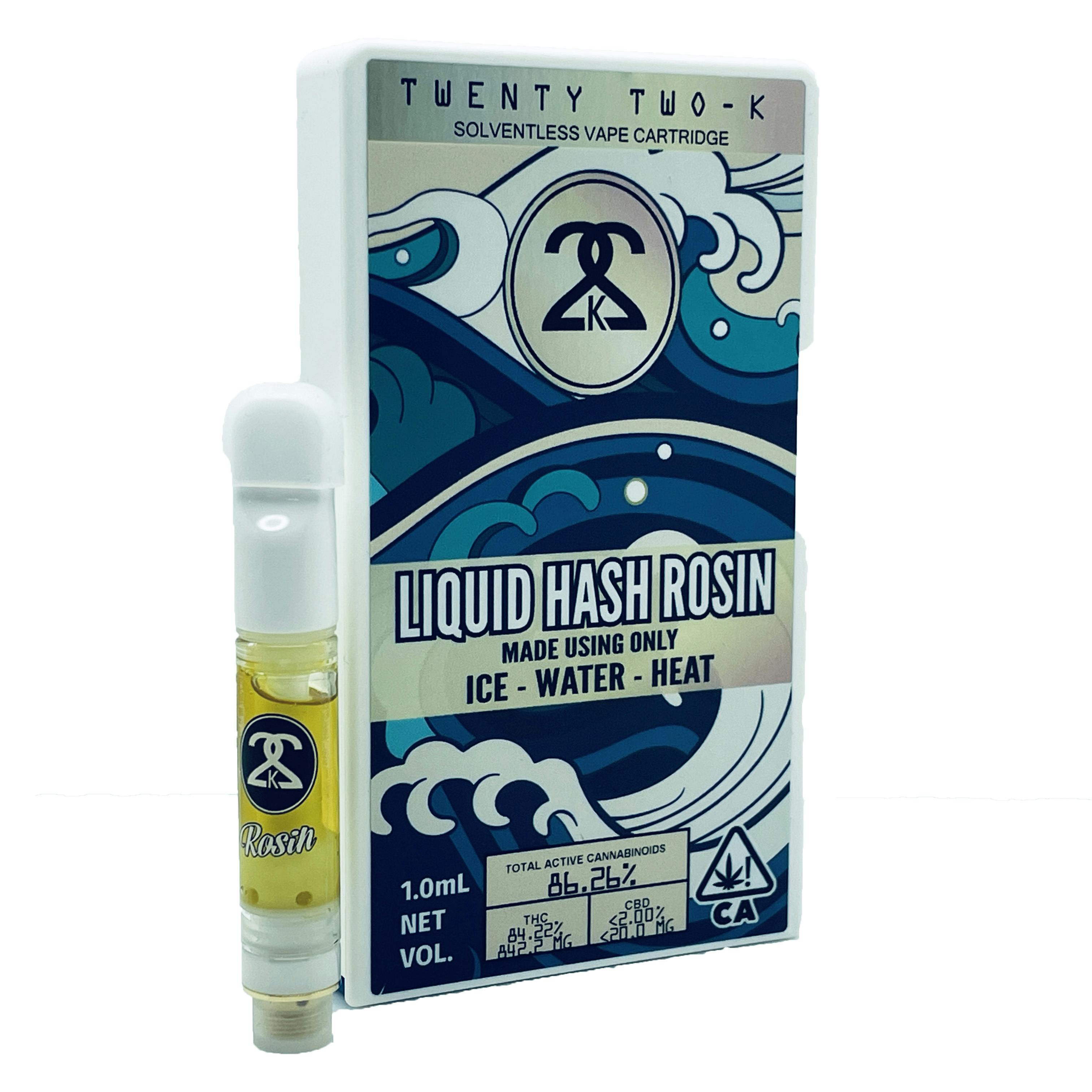 22K - Triangle Kush - Liquid Hash Rosin - 1.0ml Cartridge