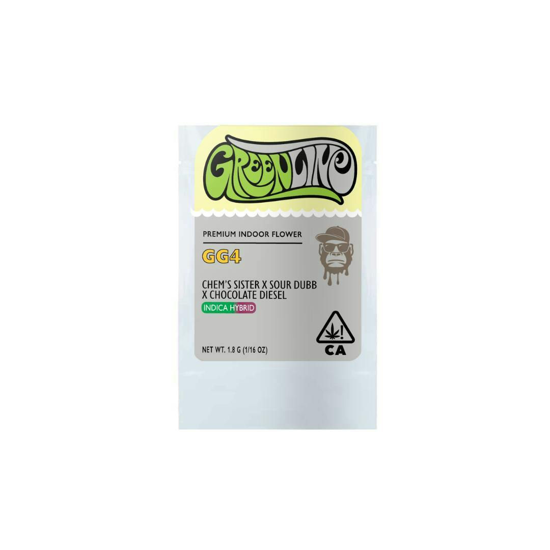 GG4 - 1/16 oz - Indoor - Indica Hybrid - 1.8g - Greenline