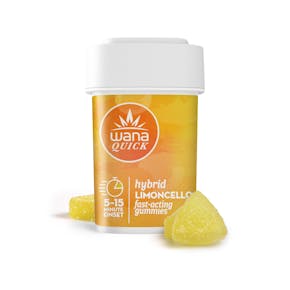 Wana | Edibles | Quick  Gummies - Limoncello | 100mg 10