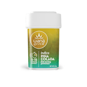 Wana | Edibles | Quick Gummies - Pina Colada | 100mg 10