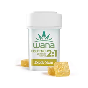 Wana Edibles - Exotic Yuzu 2:1 CBD:THC Edibles